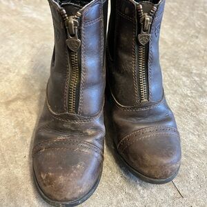 Ariat Kids Dark Brown Zipper Boots